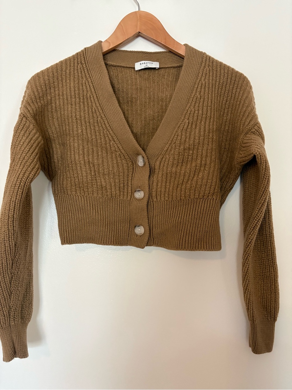 Aritzia Babaton wool cardigan size xs